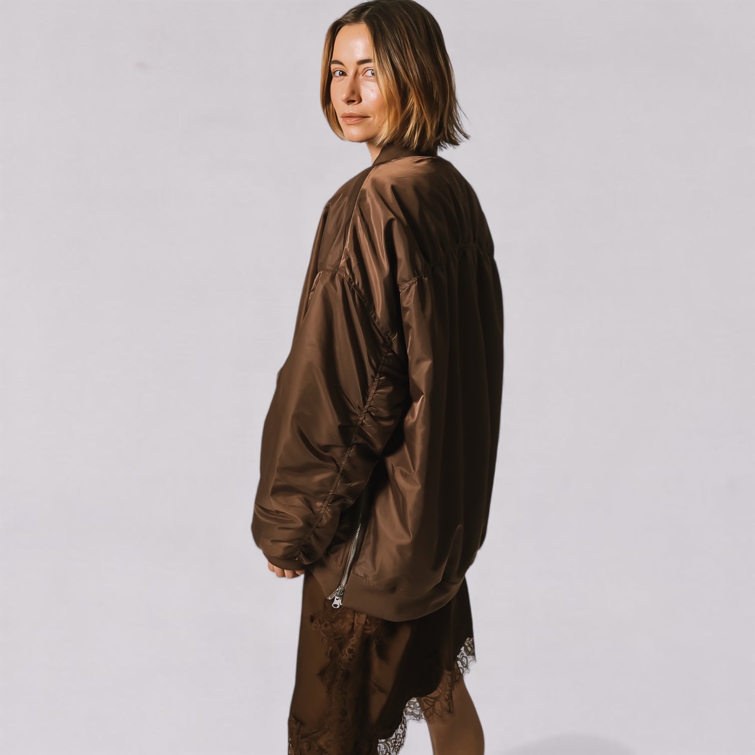 Bomber Jacket mit Teddyfutter