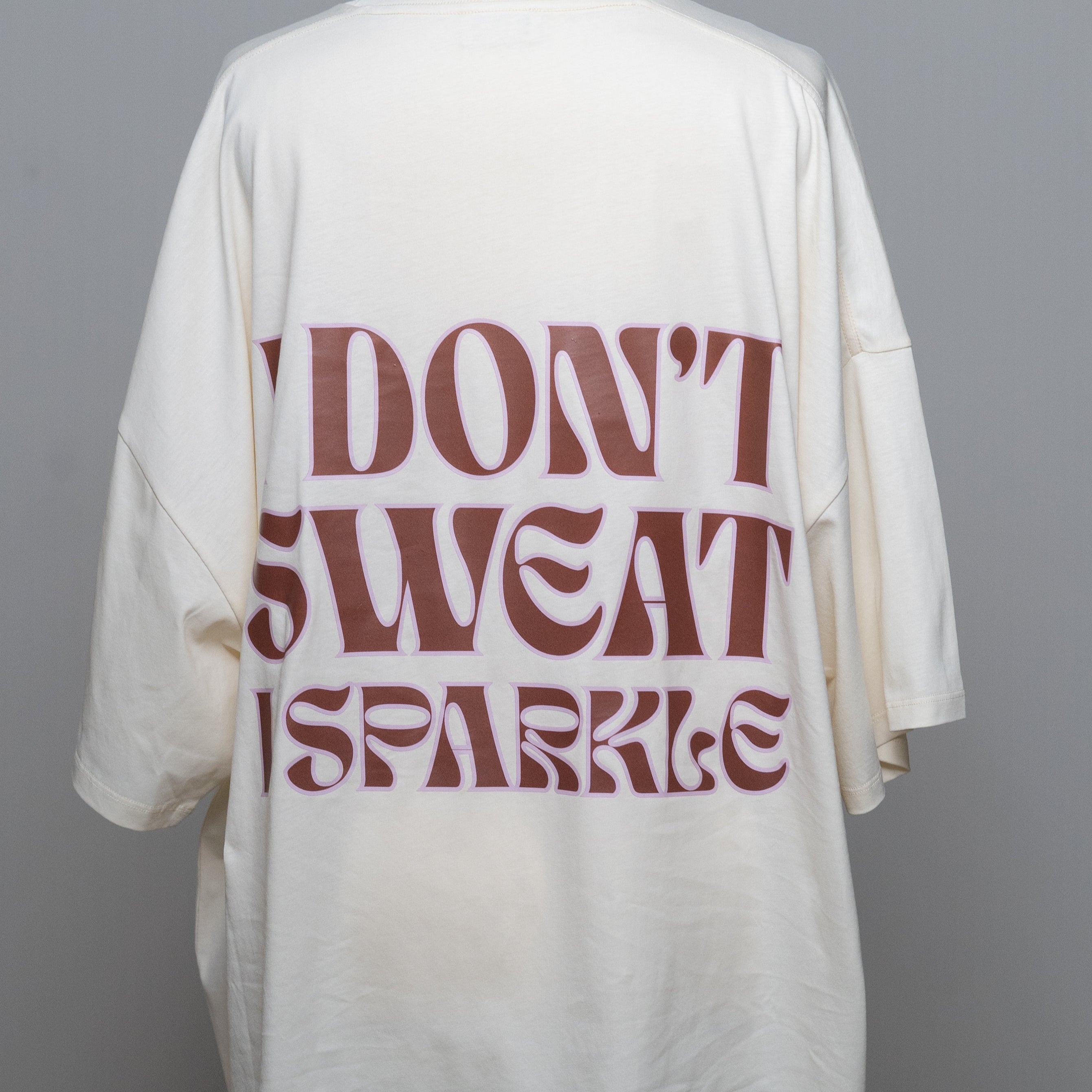 MOM oversized sparkle Shirt