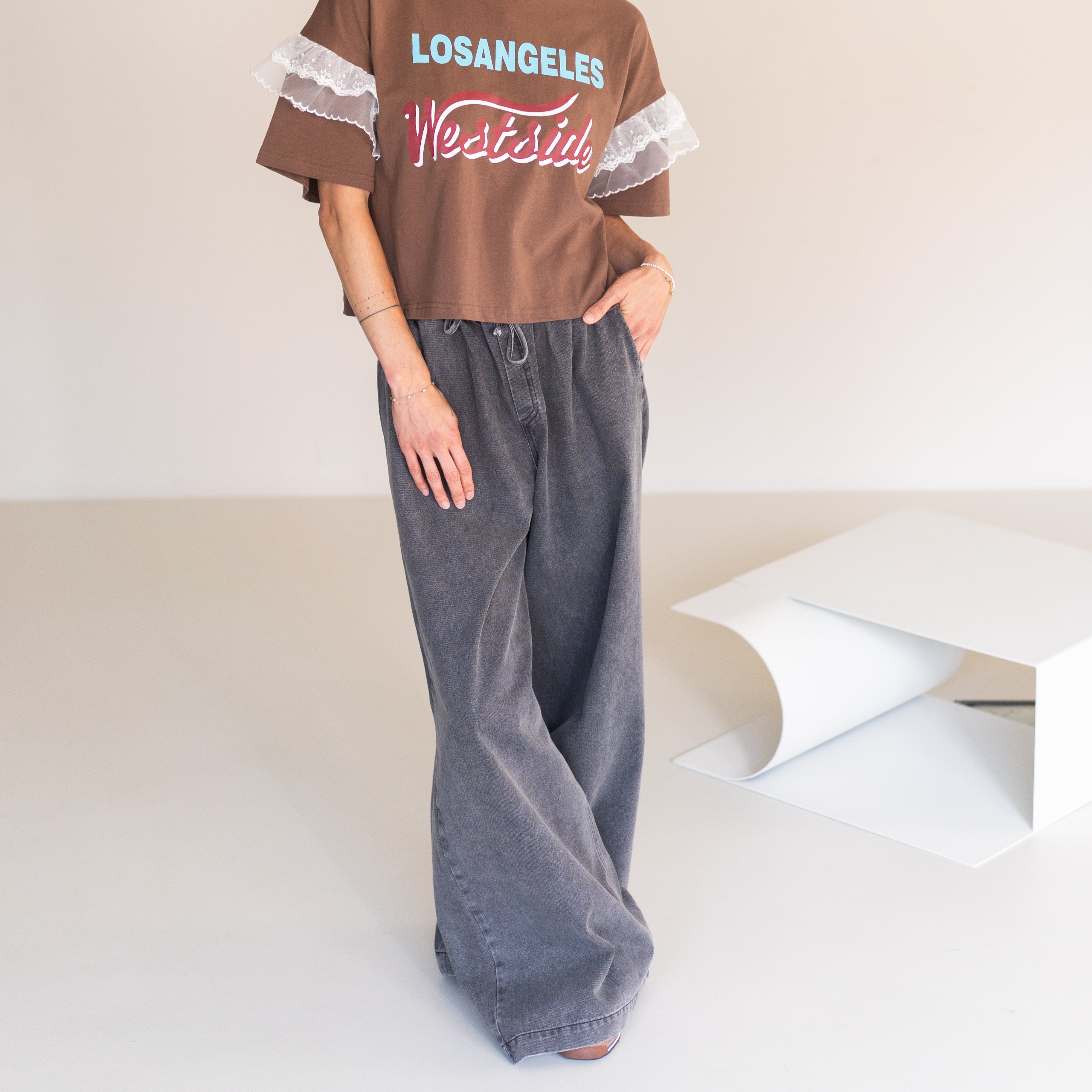MOM denim Jogger Pants