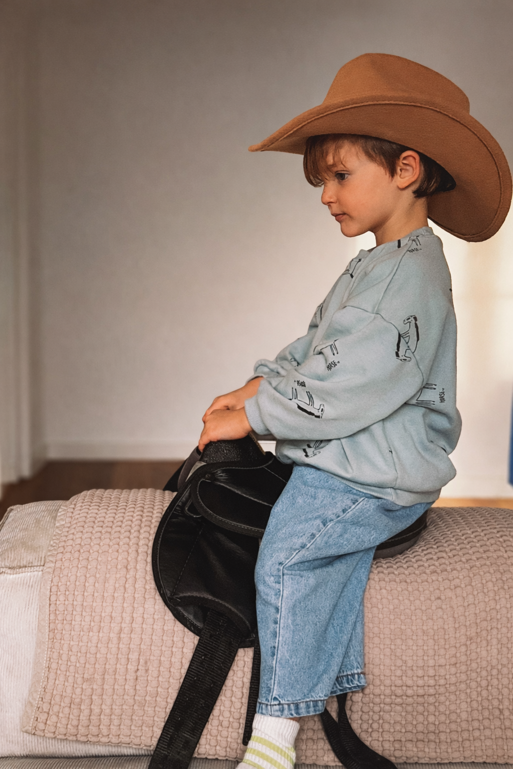 Allover Horse Sweater