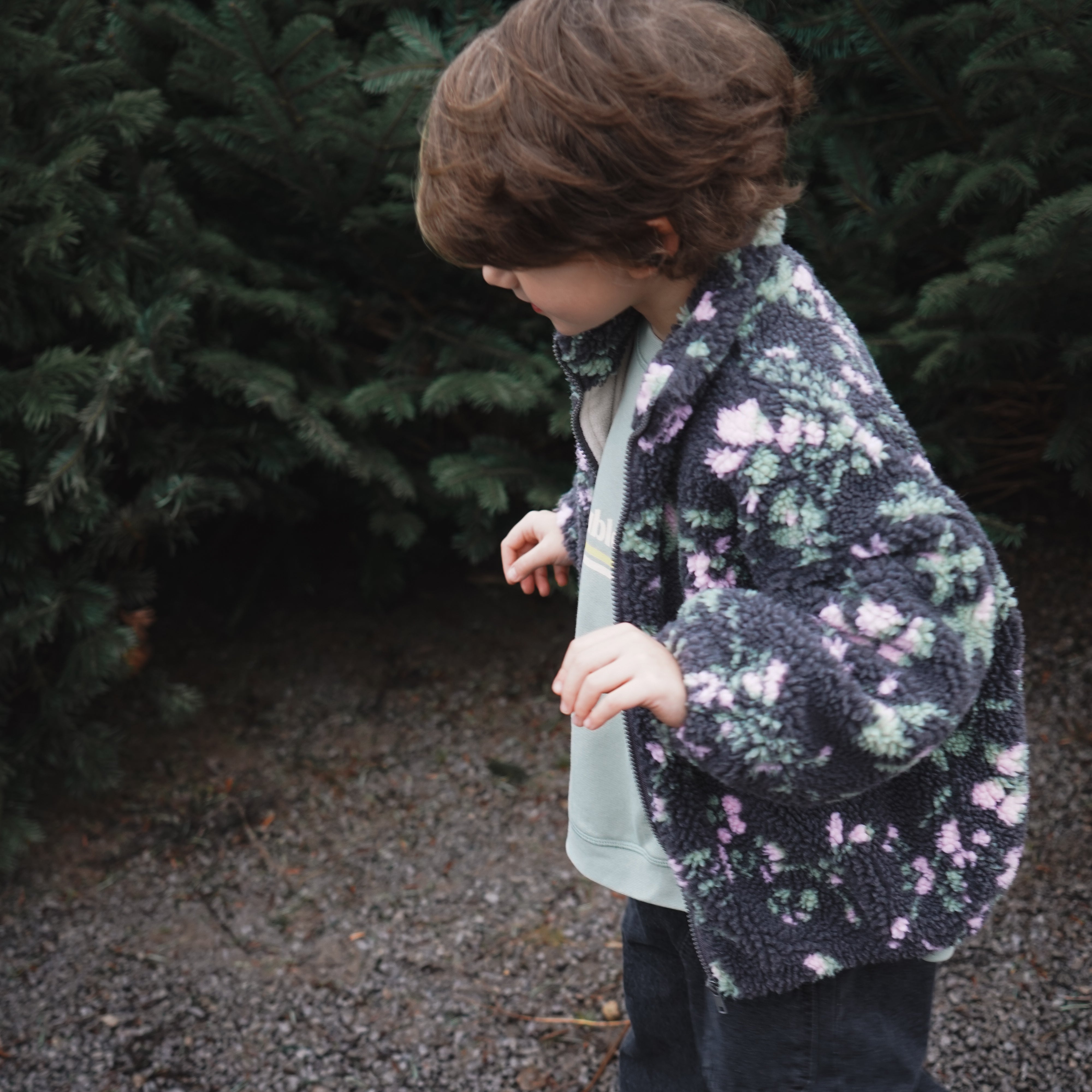 Fleece flower Jacket (bis 7 Jahre)
