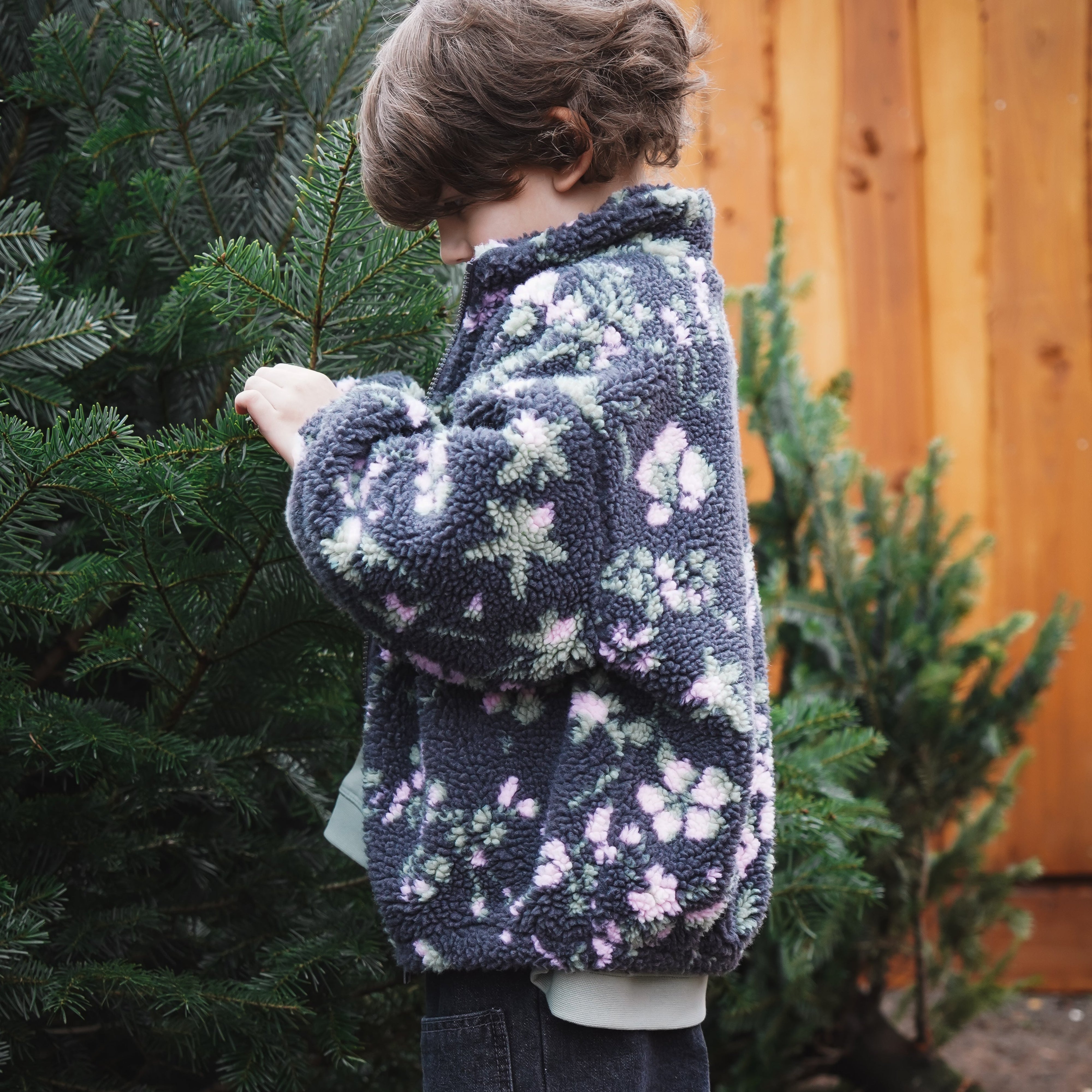 Fleece flower Jacket (bis 7 Jahre)