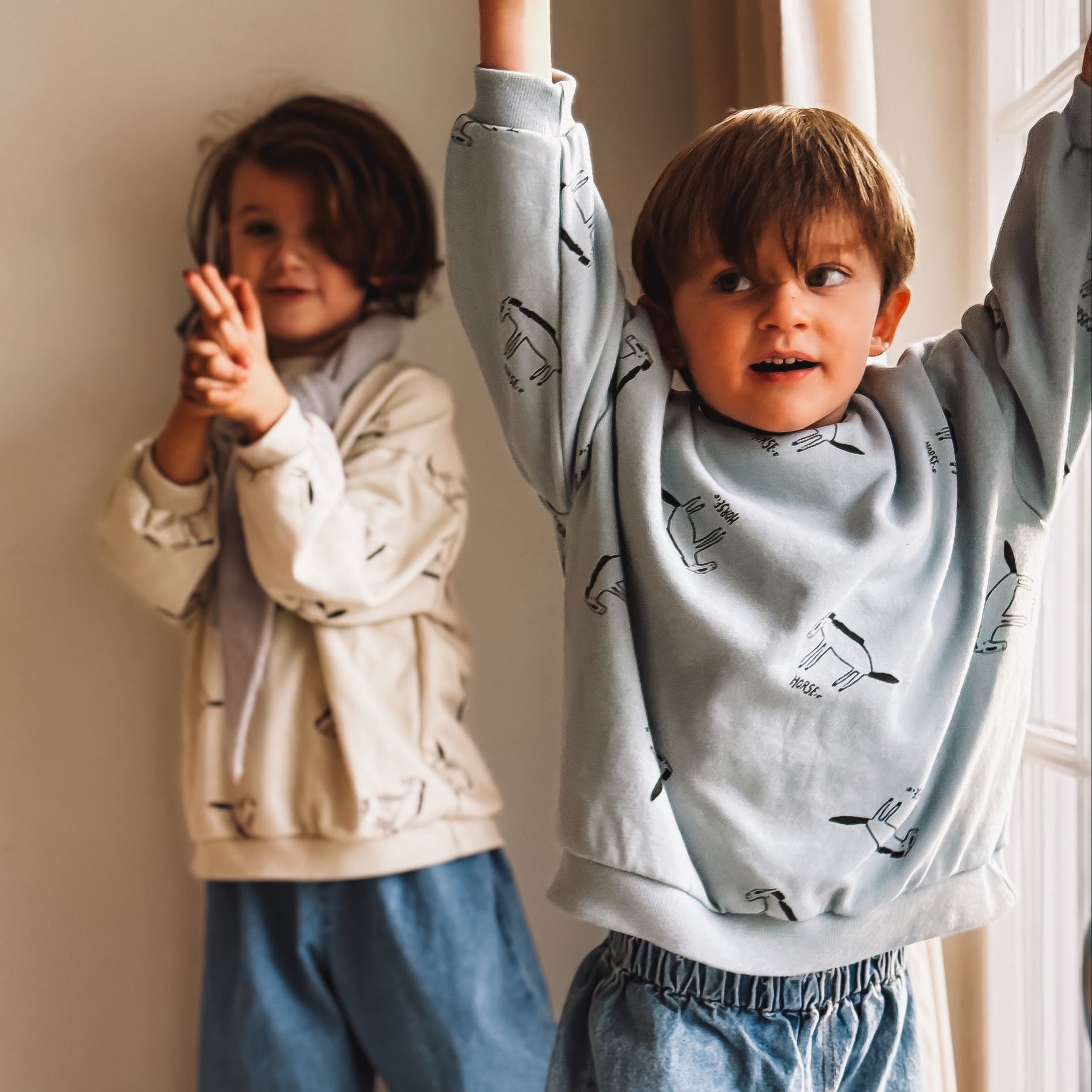 Allover Horse Sweater