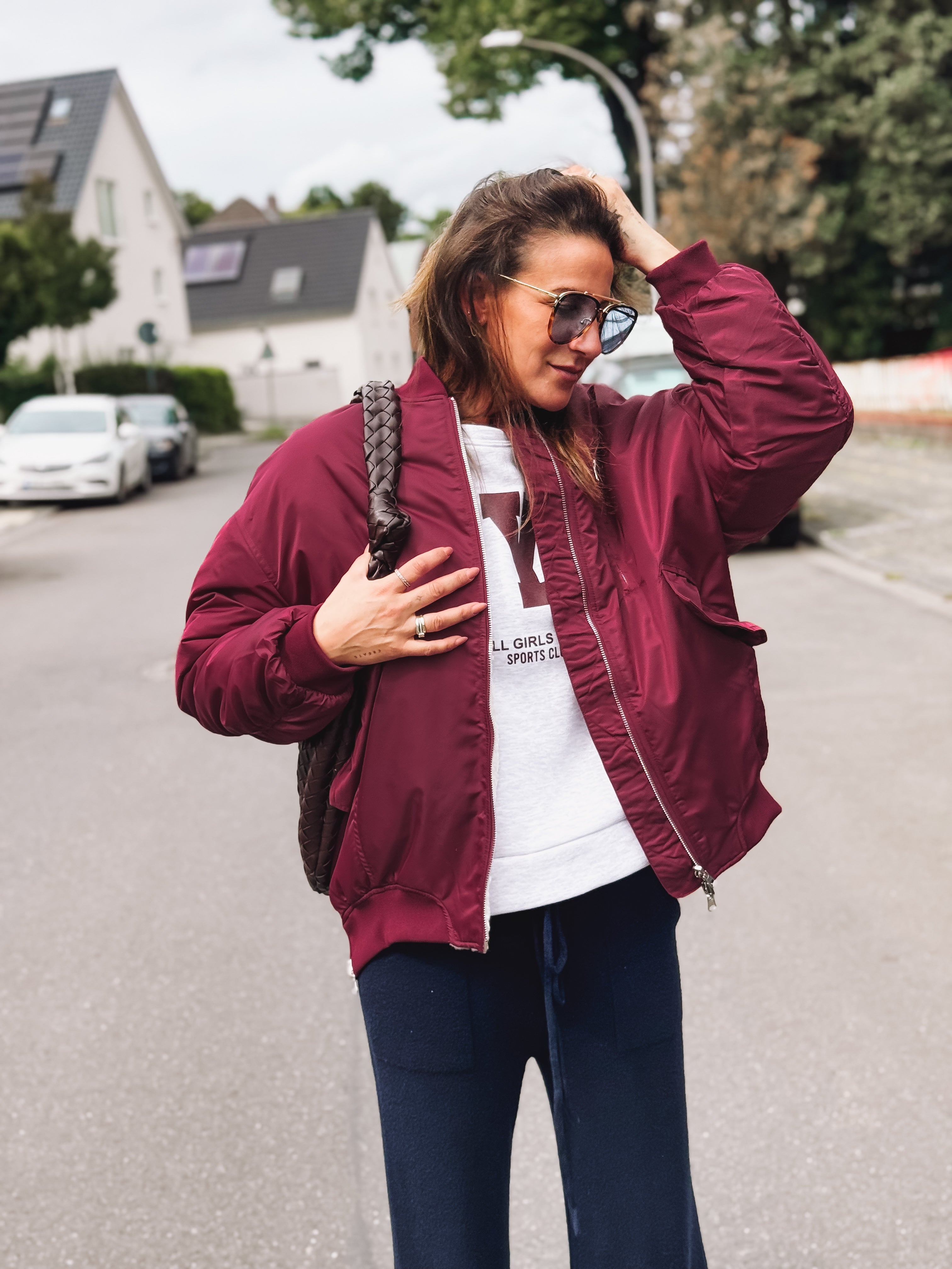 Bomber Jacket mit Teddyfutter