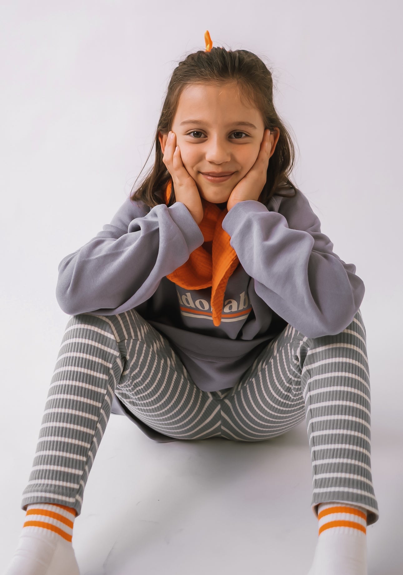 Stripe ripped Leggings