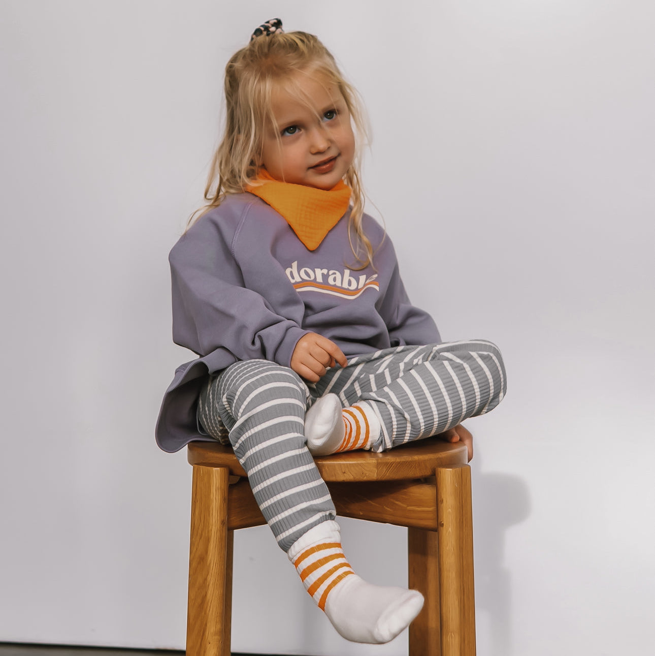 Stripe ripped Leggings