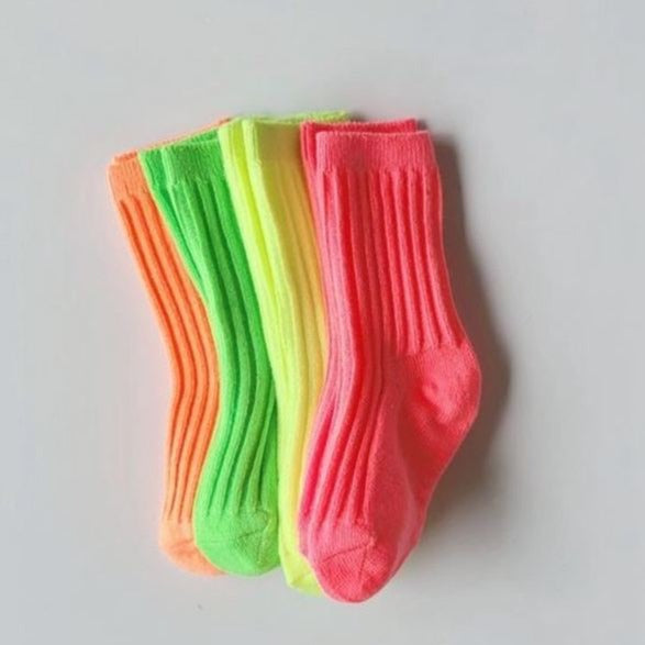 Neon Socks Set (4er) bis 10 Jahre