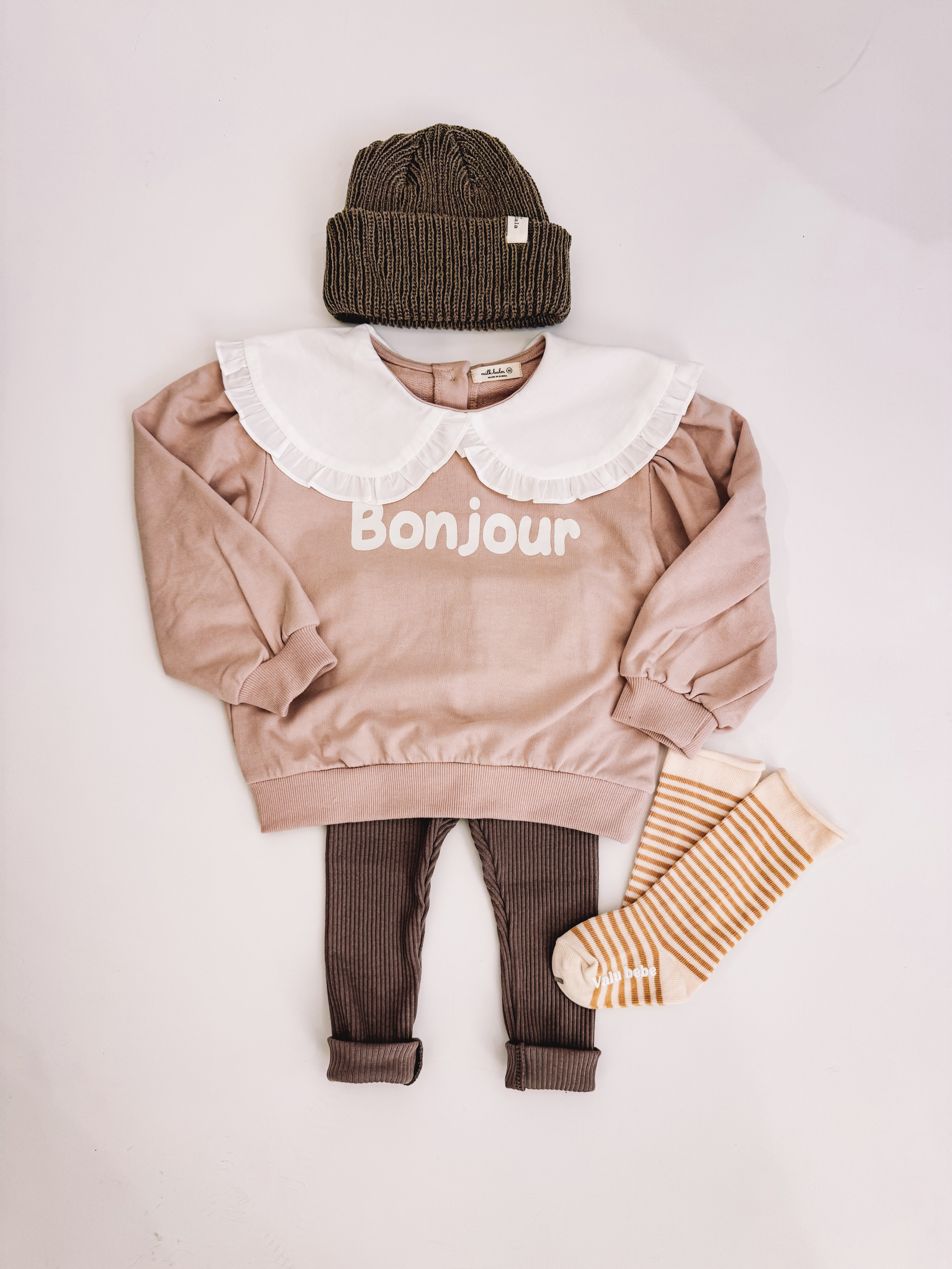 Bonjour Collar Sweater