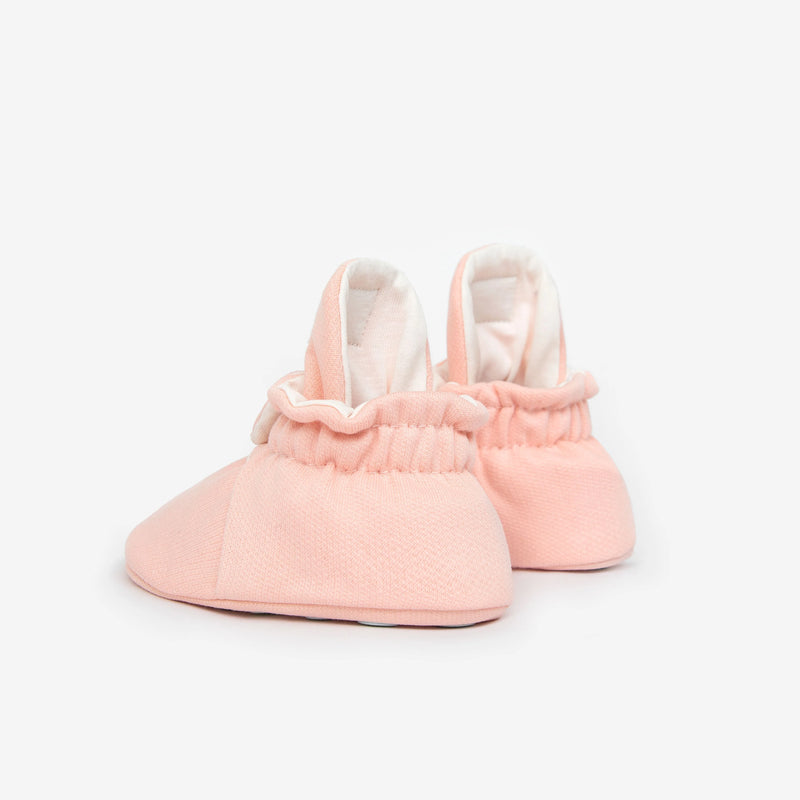 Baby Booties - Cotton Rose