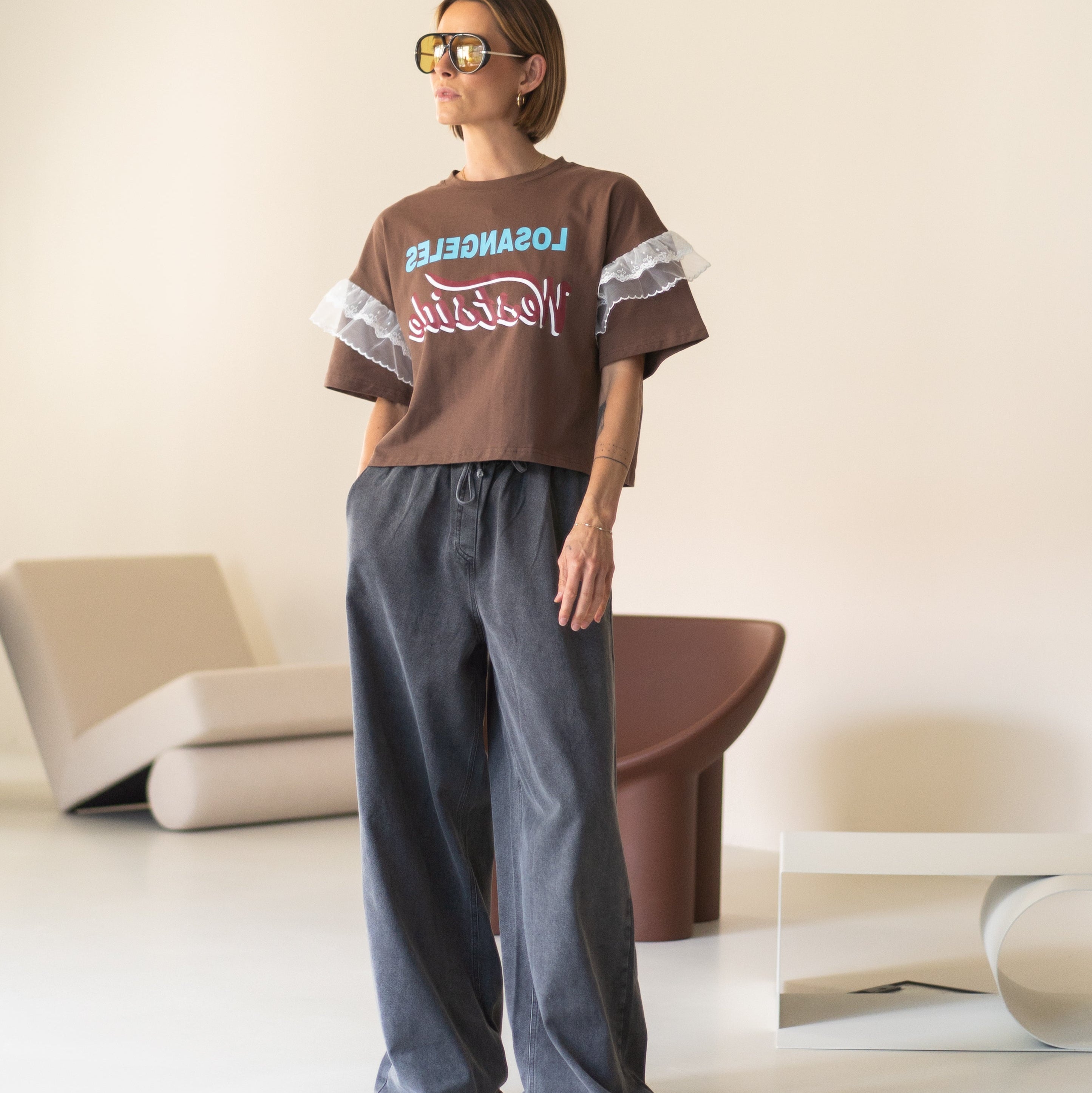 MOM denim Jogger Pants