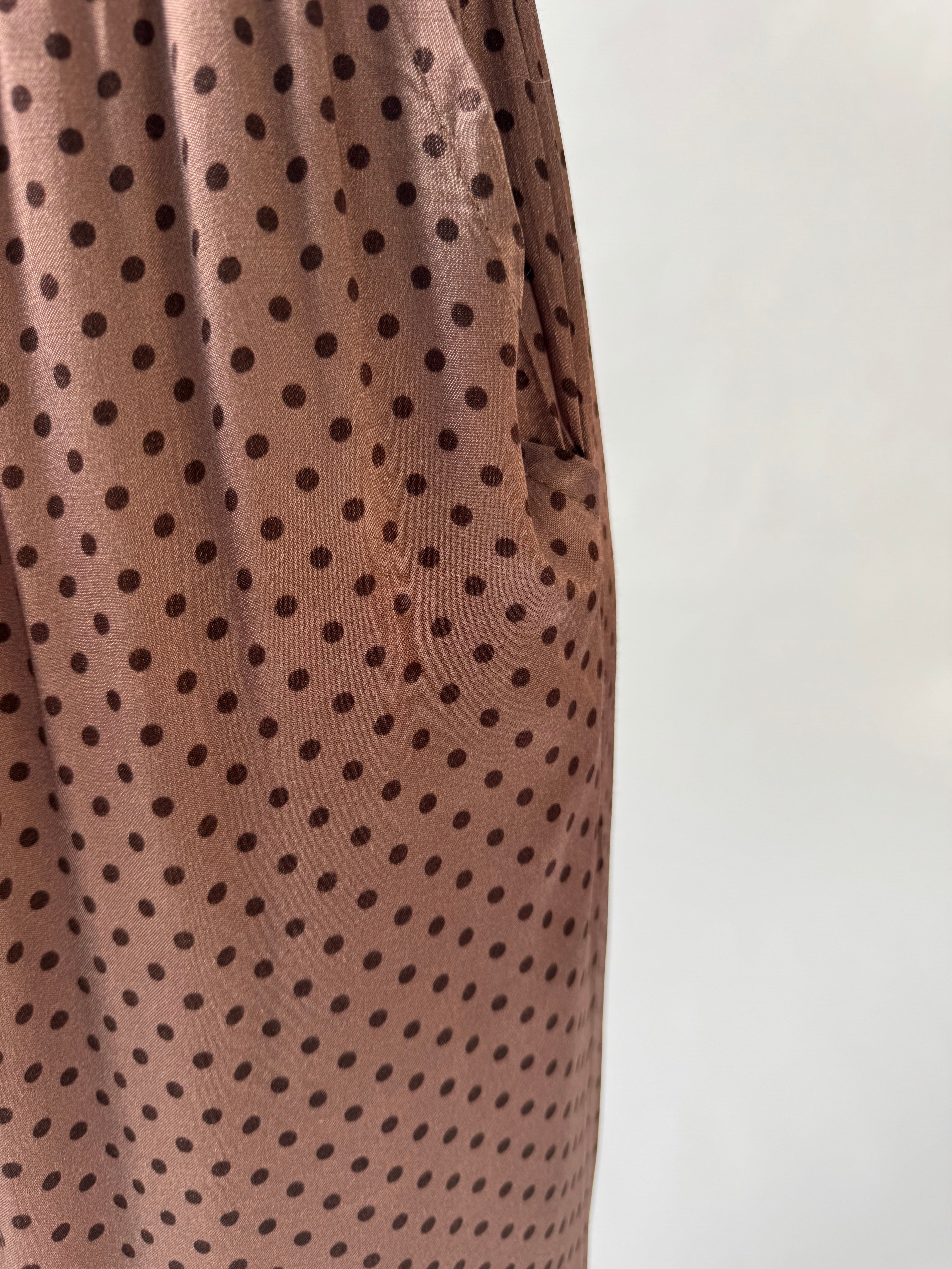 MOM satin dot lace Pants