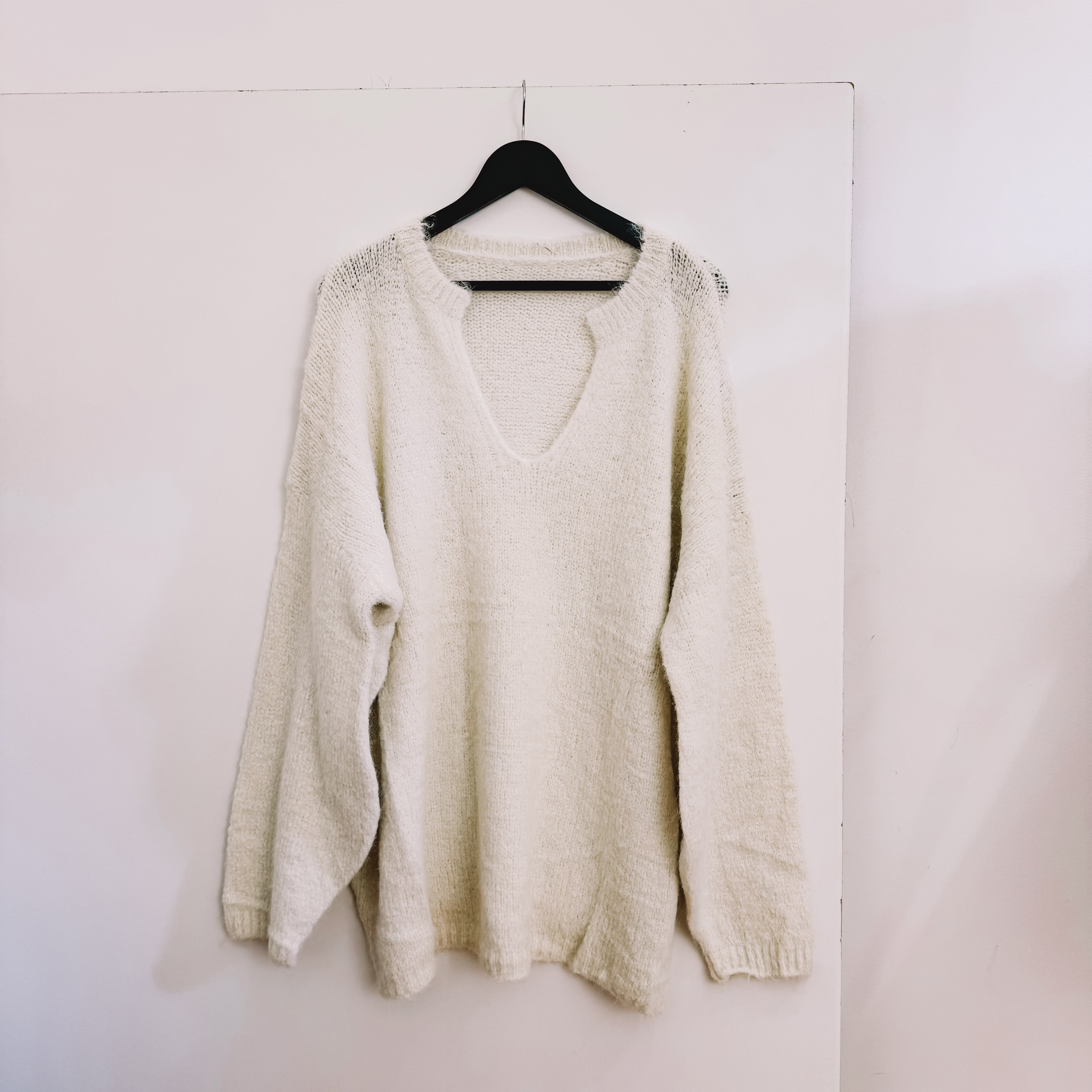 MOM knit oversized sweater