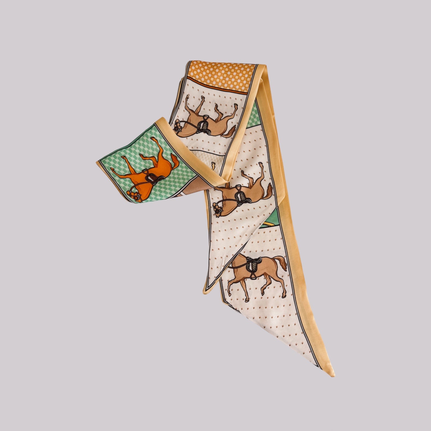 MOM skinny silk Scarf