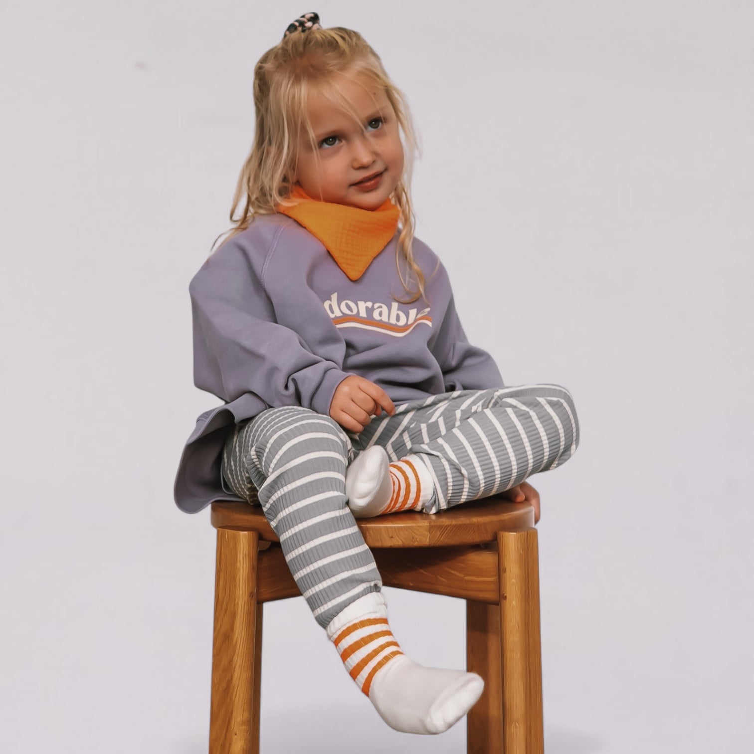 Stripe ripped Leggings