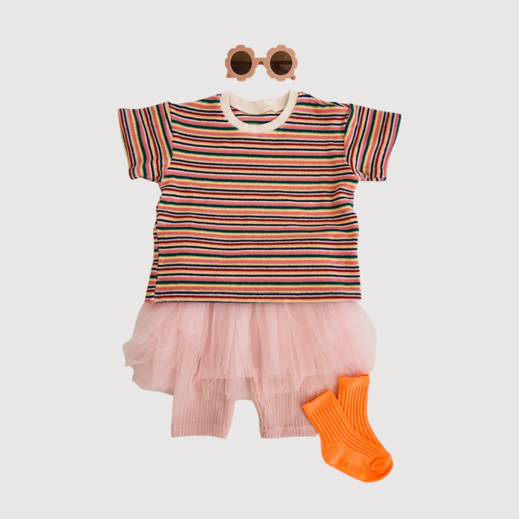 Stripe terry Tee