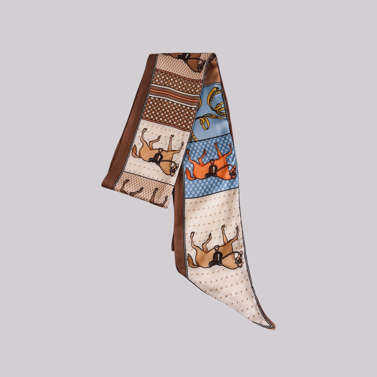 MOM skinny silk Scarf