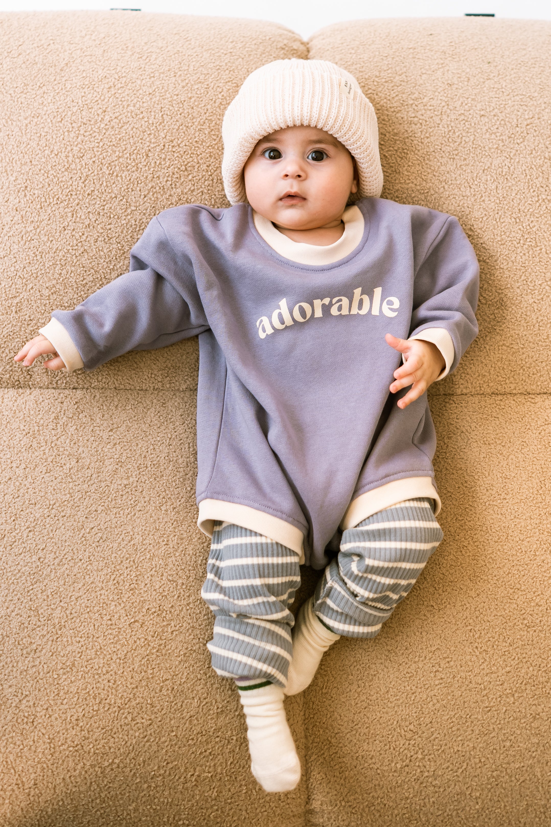 Stripe ripped Leggings