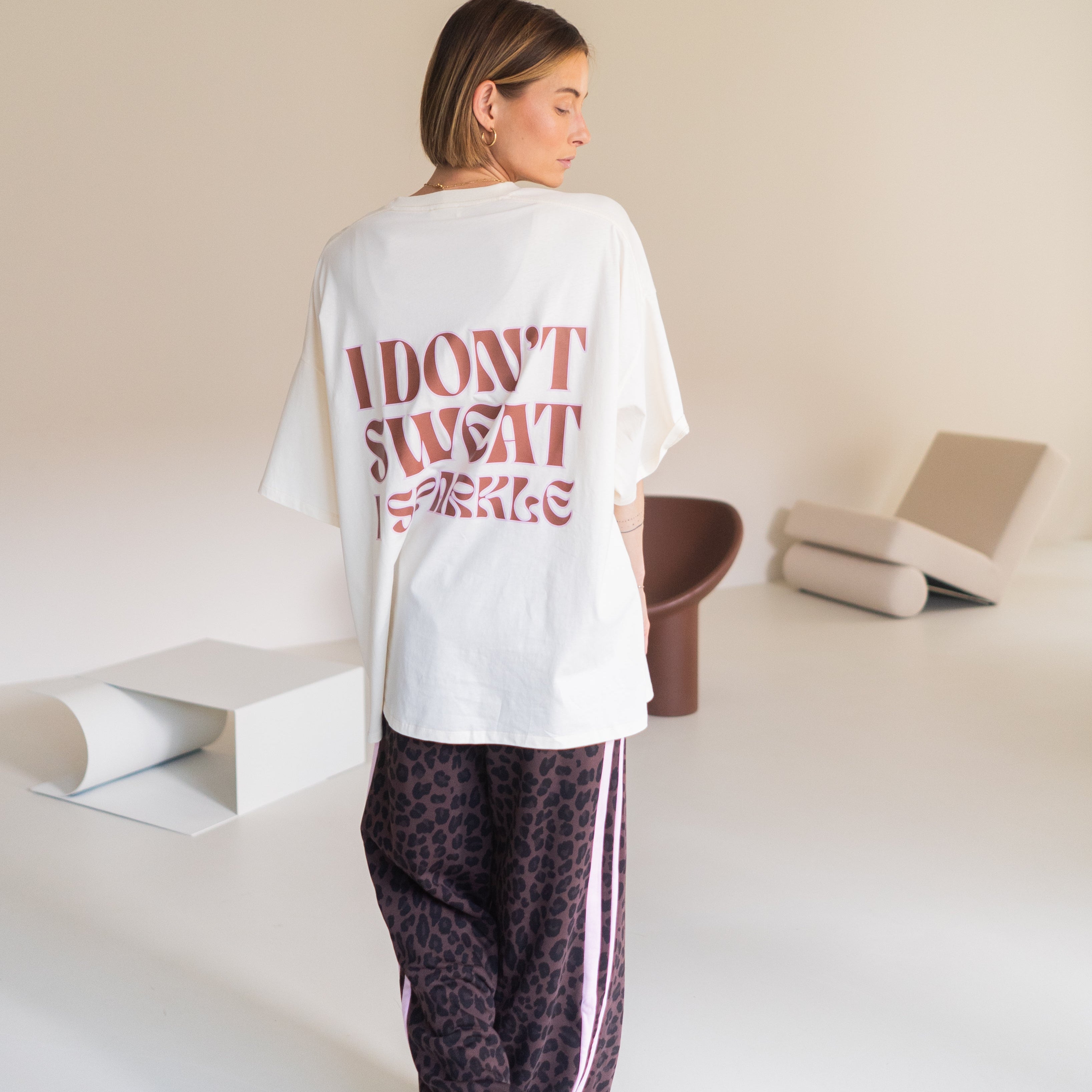MOM oversized sparkle Shirt