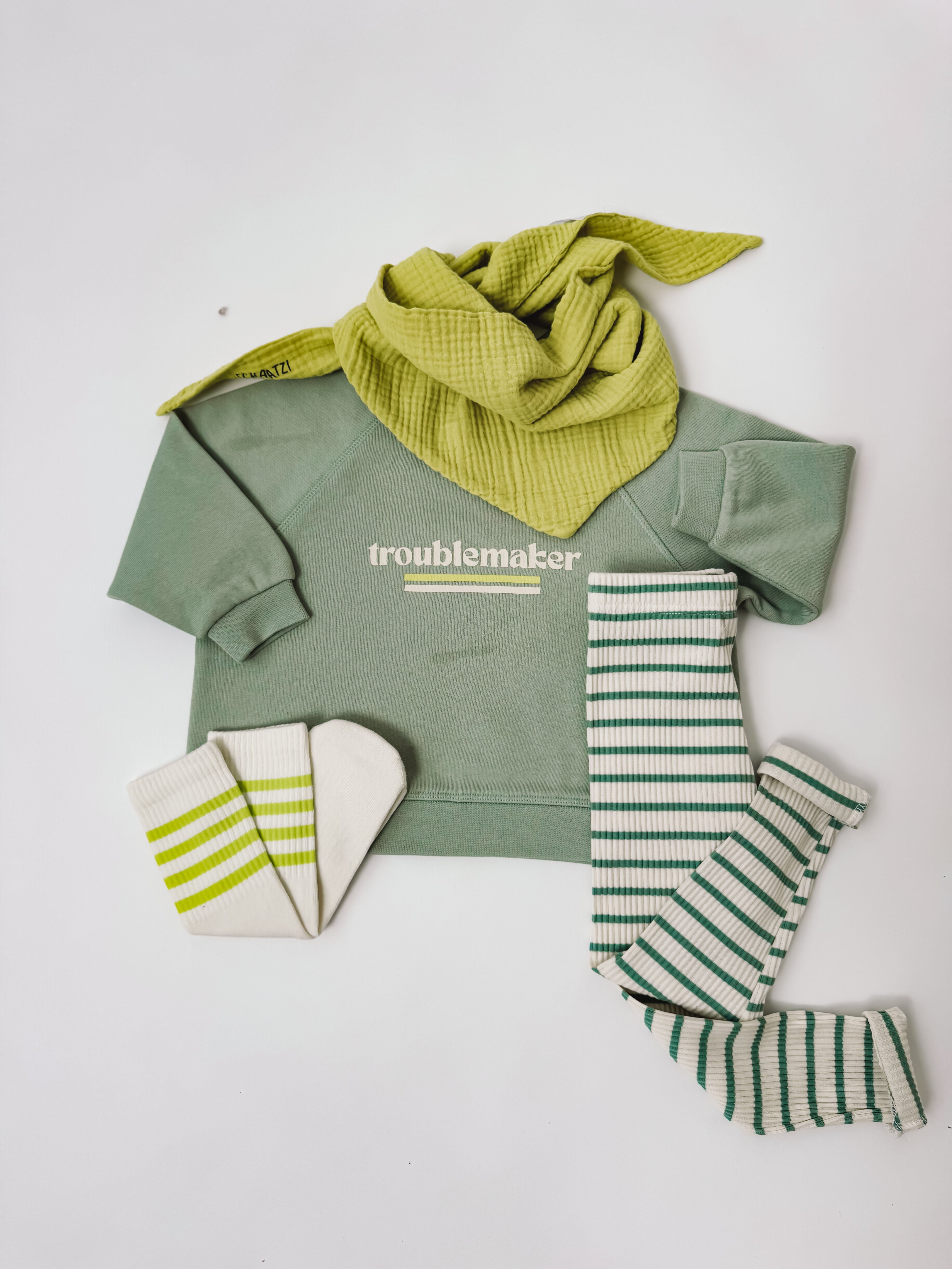 Stripe ripped Leggings