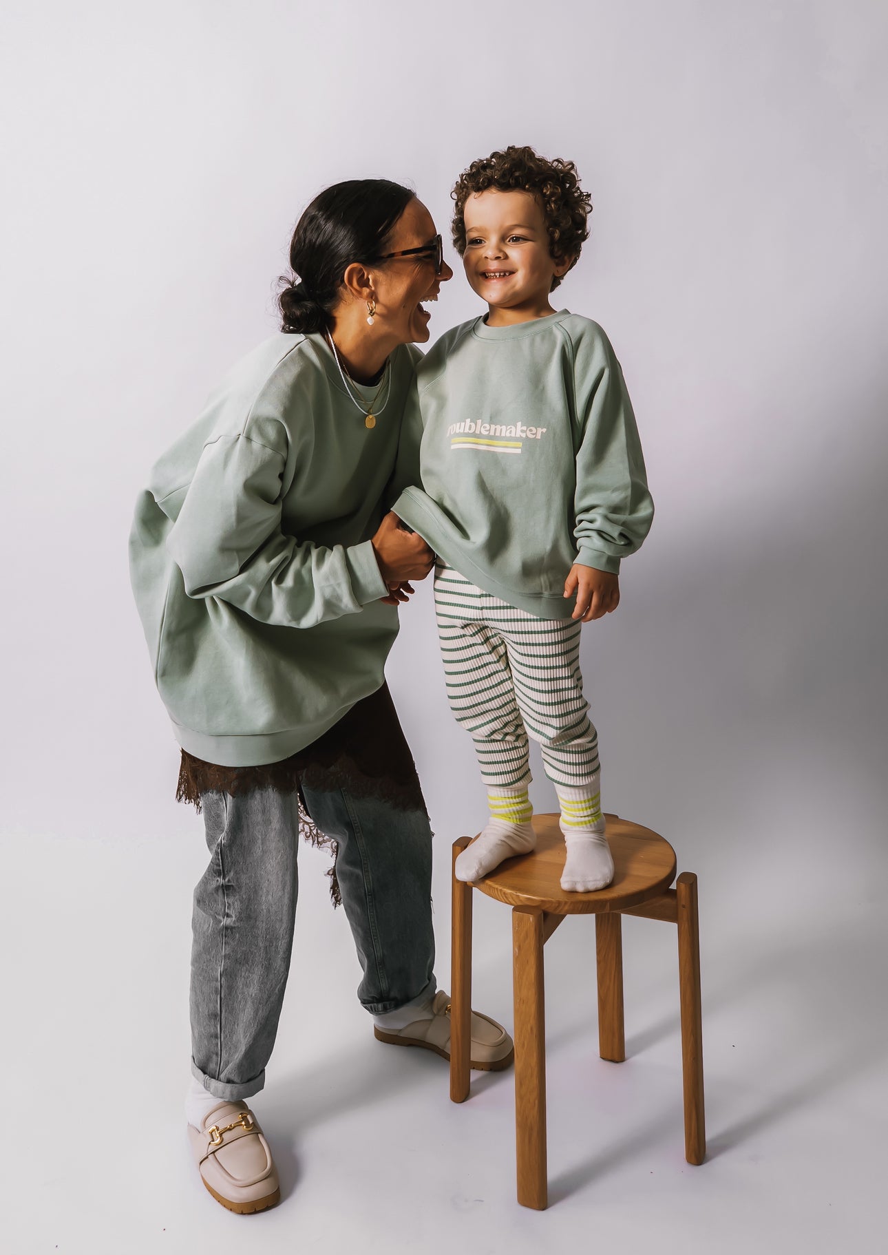 Stripe ripped Leggings