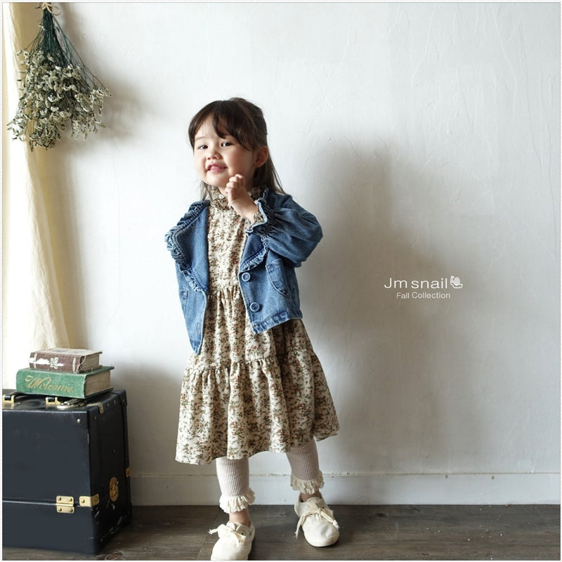 Denim Frill Jacket