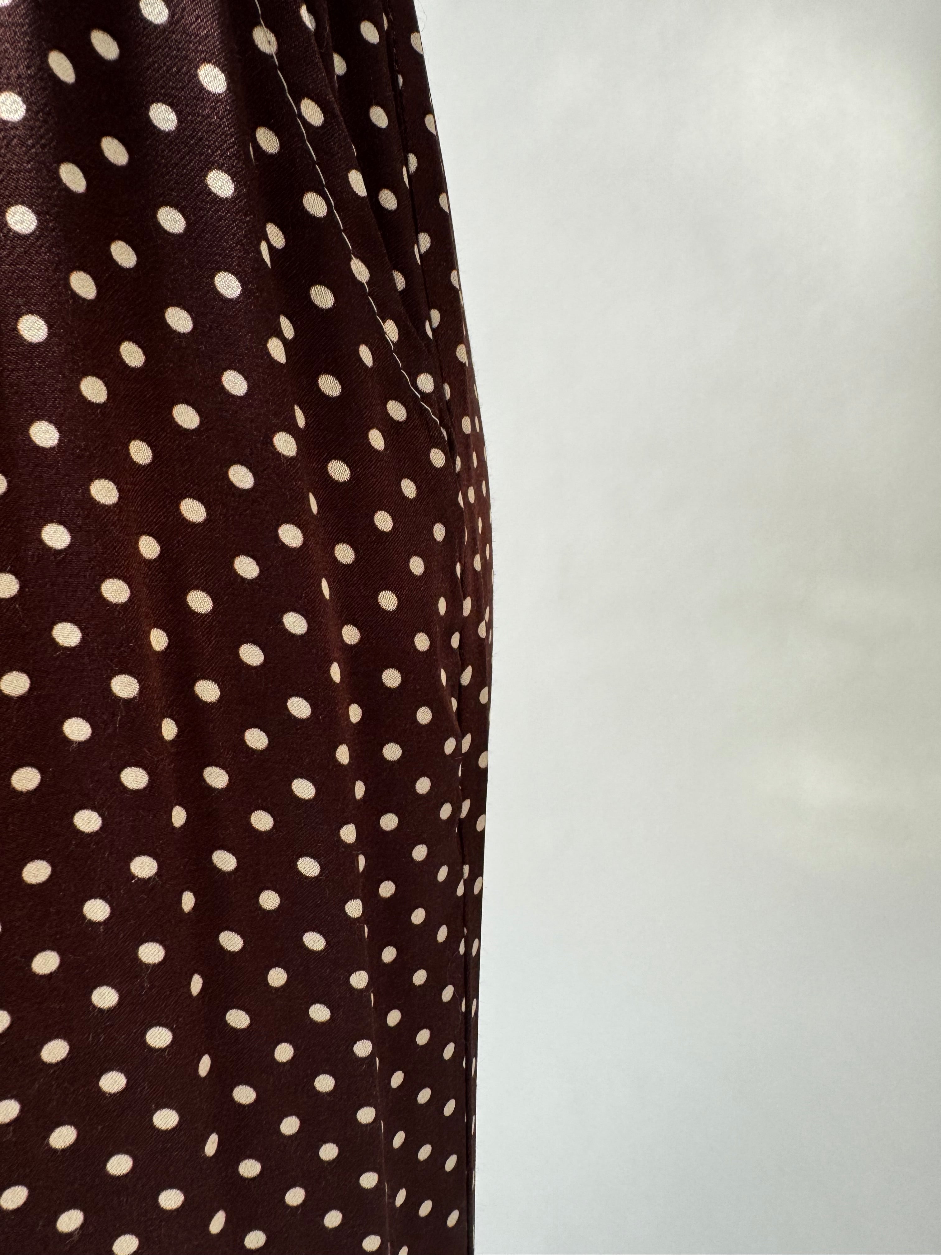 MOM satin dot lace Pants