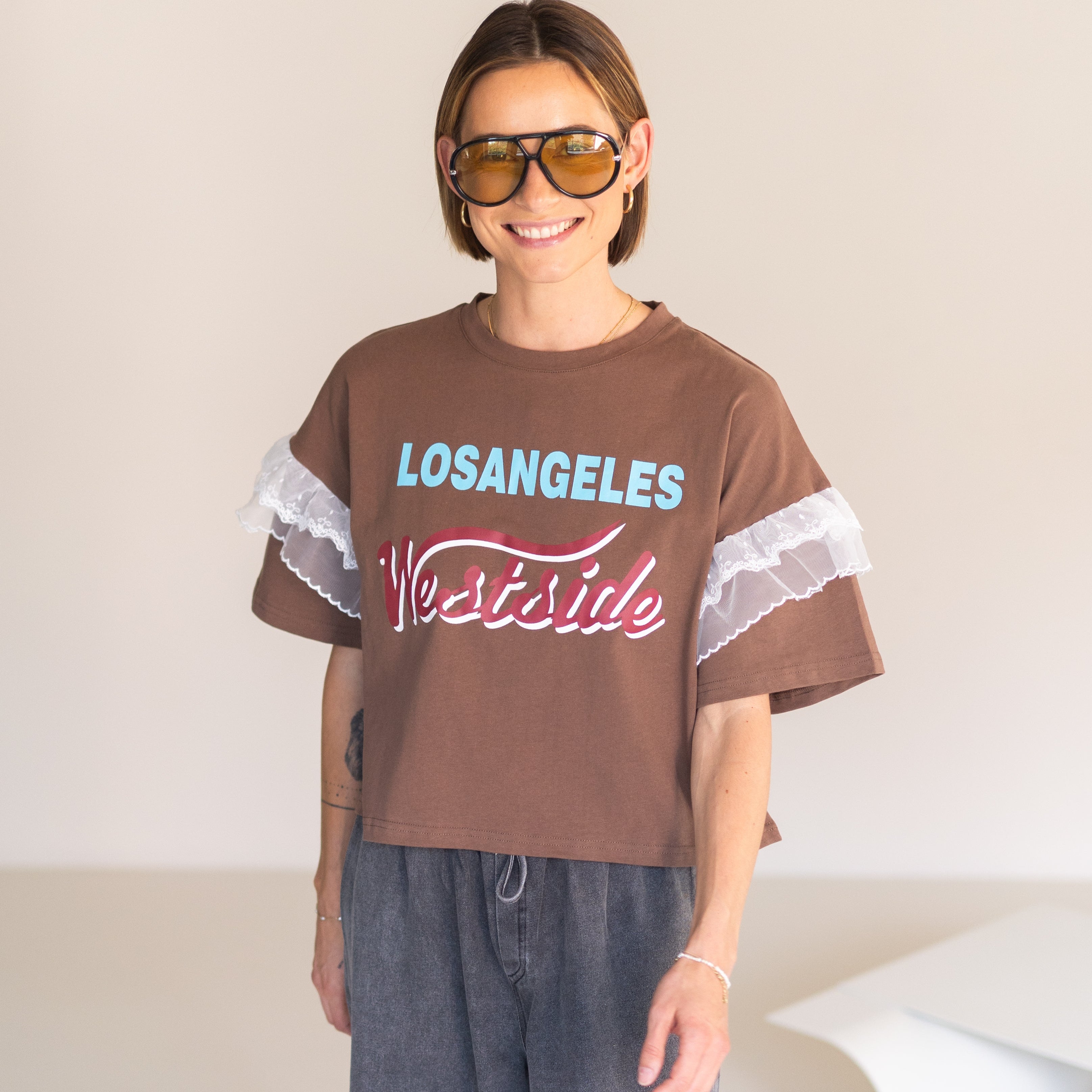 MOM lace Shirt