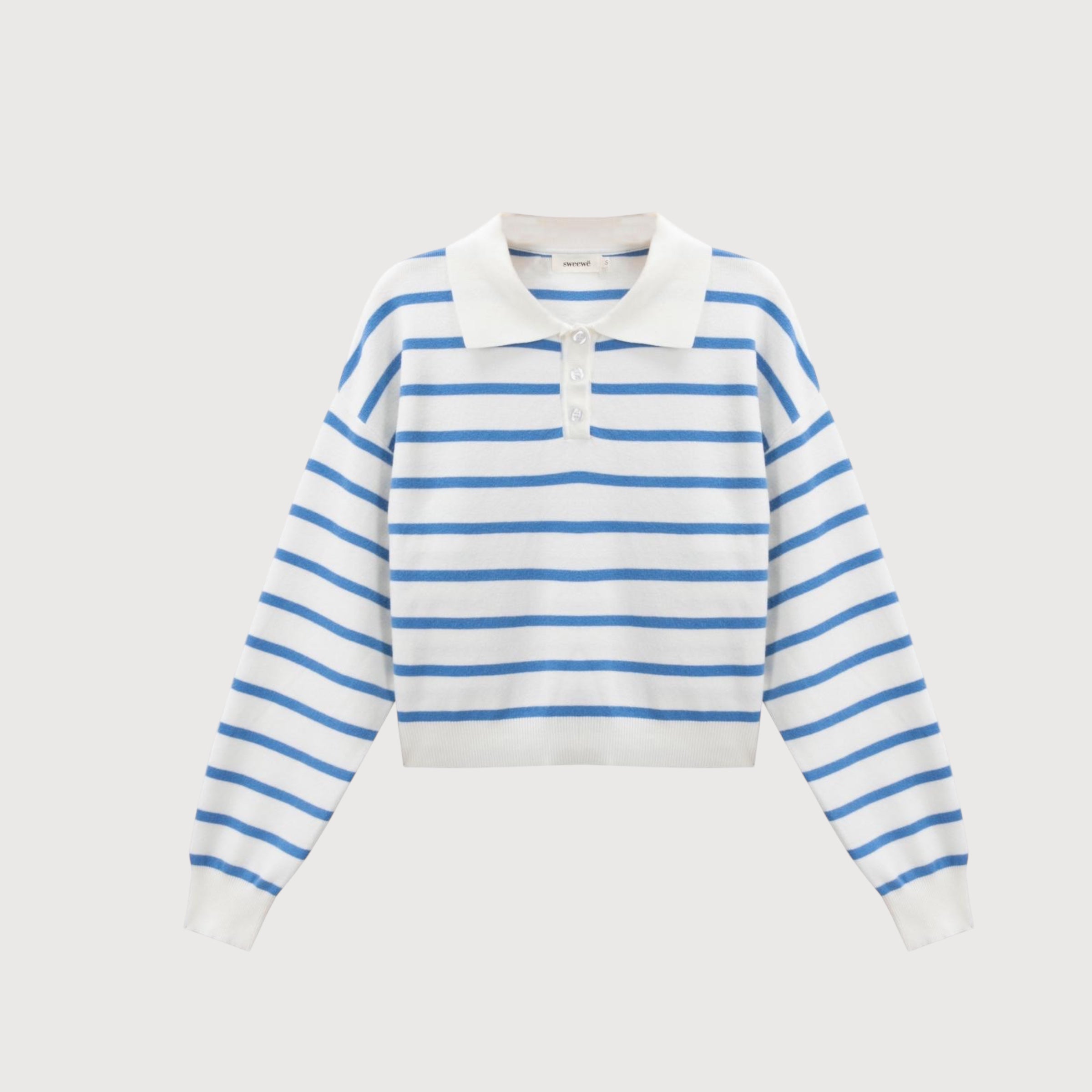 MOM knit stripe Sweater