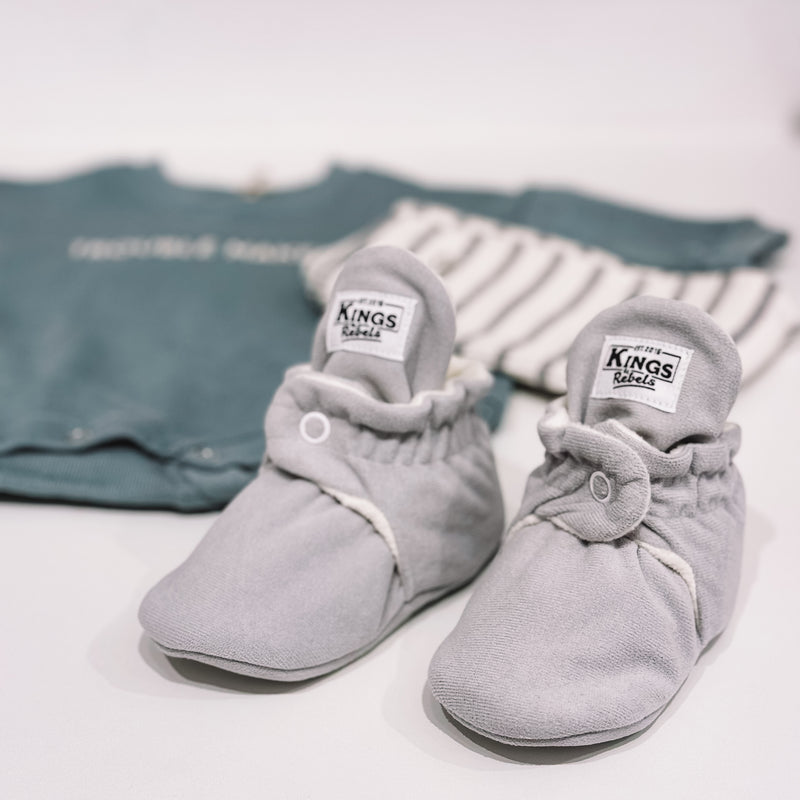 Baby Booties - grey