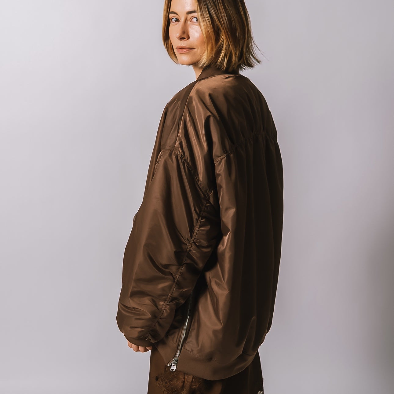 Bomber Jacket mit Teddyfutter