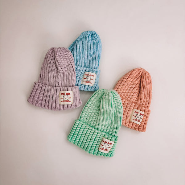 Patch Long Beanie