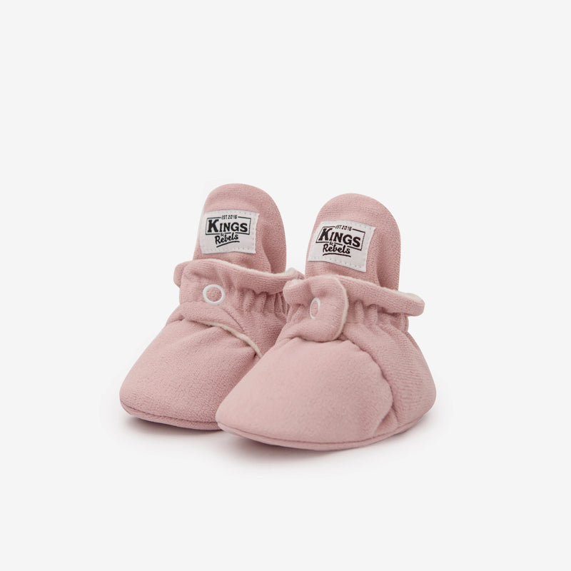 Baby Booties - rosewood