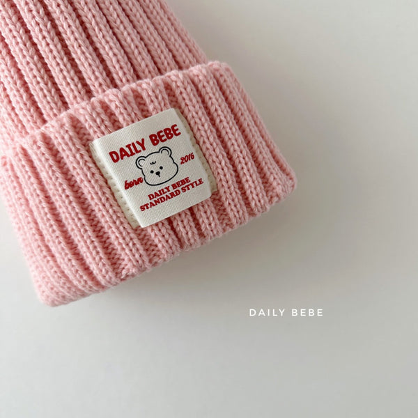 Patch Long Beanie