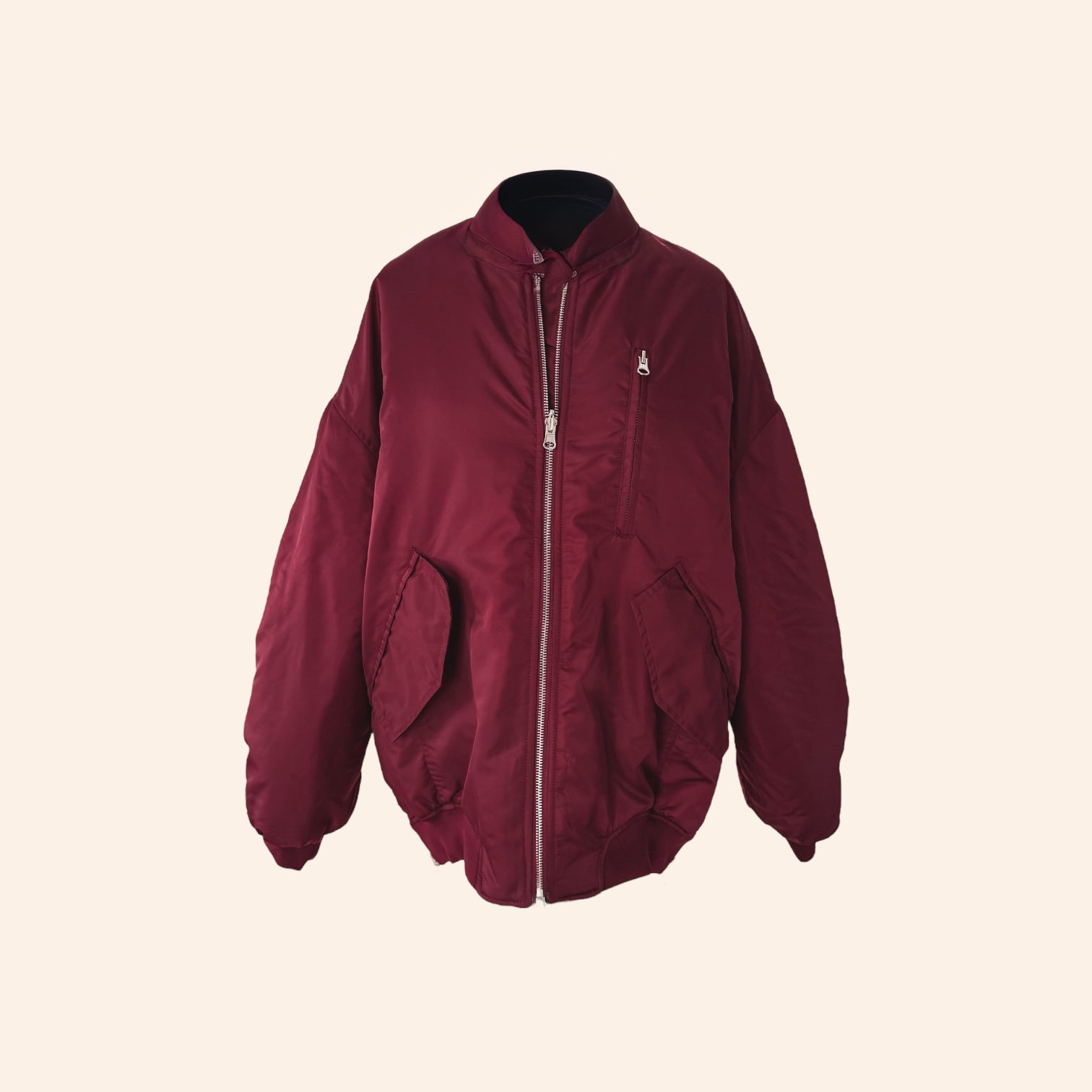 Bomber Jacket mit Teddyfutter