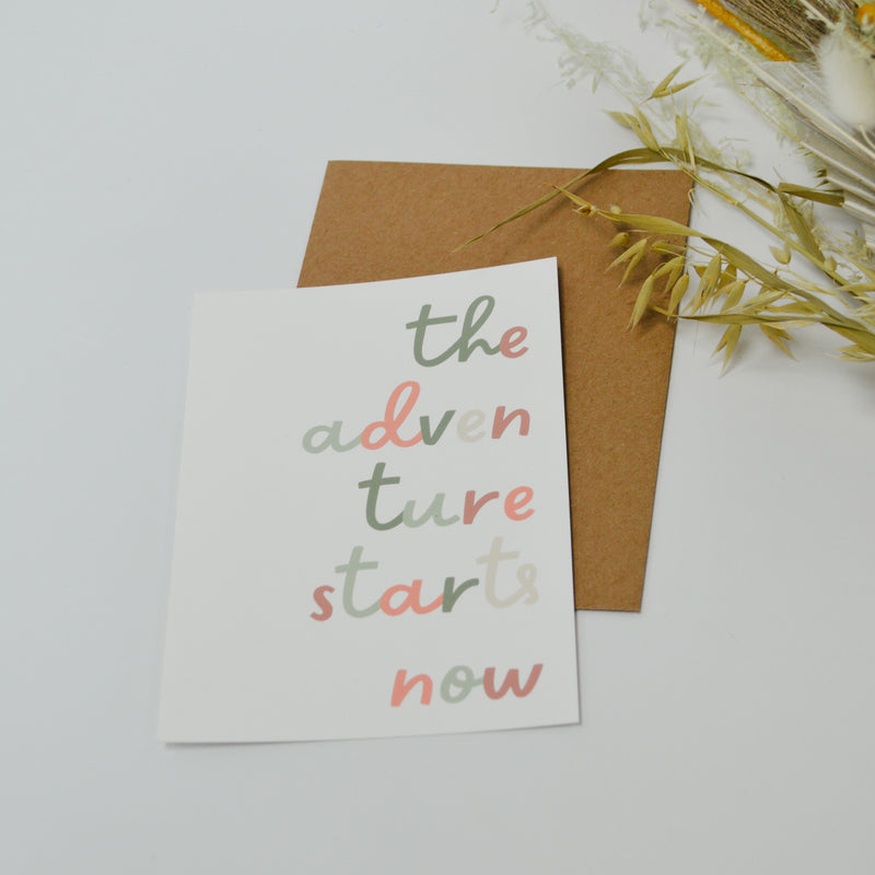 The Adventure Greeting card  - Schaatzi Collection Card