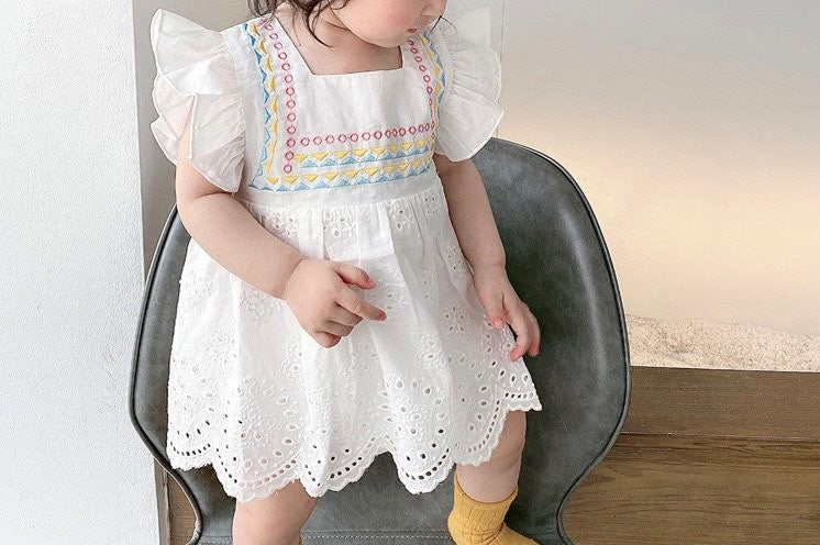 Onepiece Frill Bodysuit - Kleidchen mit Body