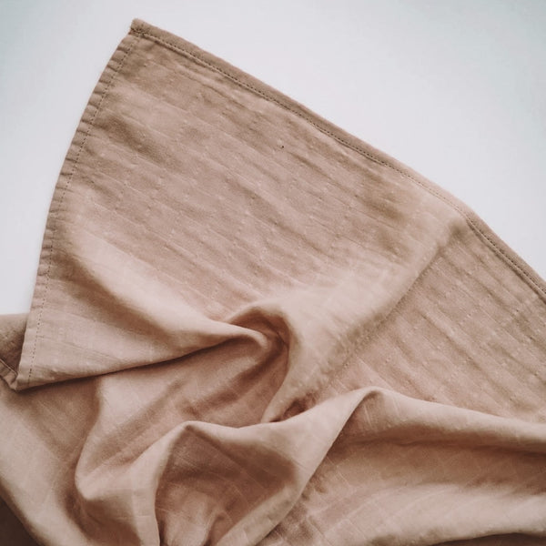 Muslin Swaddle Pale Taupe